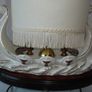 CRE Irish Porcelain Hand Made Viking Ship Table Lamp in Galway Image 7