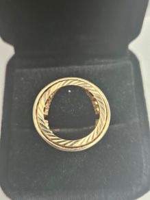 Half Sovereign Gold Ring