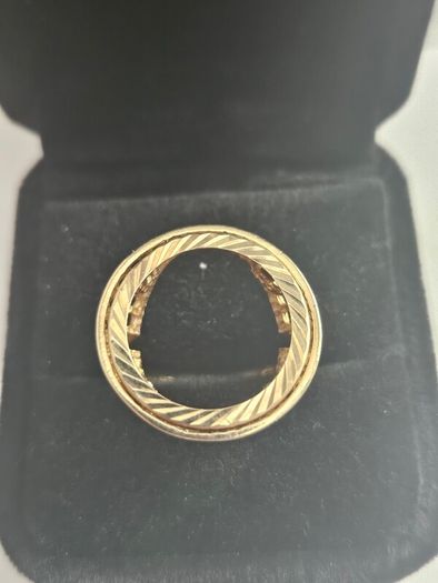 Half Sovereign Gold Ring