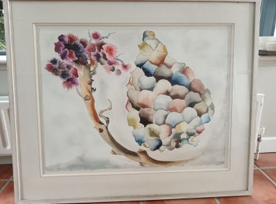 Framed water colour