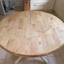Oval Round extending dining table Image 5