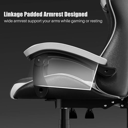 MASSIVE SALE Ergonomic Gaming Chair - Gamer Chairs with Lumbar Cushion + Headrest, Height-Adjustable Office & Computer Chair for Adults, Girls, Boys