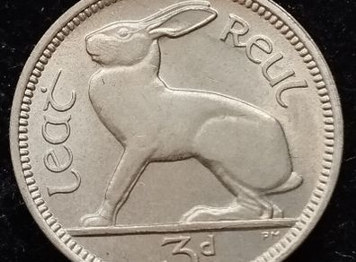 Ireland - 1964 - 3 Pence - UNC - KM.12a - [2069]
