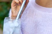 Reusable Stainless Steel Water Filter Drinking Straw with Carry Case, Removes Microplastics, Bacteria and Parasites for Travel and Everyday Use, Wasabi