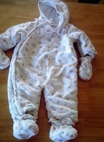 Kiabi Bebe Snowsuit size 74cm/12 months