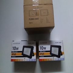10W Led Floodlight x2