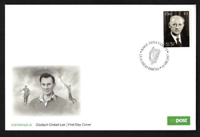2017 Ireland The 100th Anniversary of the Birth of Jack Lynch, 1917-1999 Commemorative Stamp An Post First Day Cover (FDC)