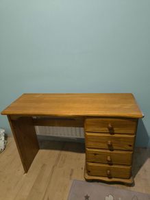 Dressing table and chair