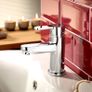Chrome Mono Basin Mixer Sink Tap & Press Top Waste Image 5