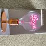 'Love' neon-style bulb lamp Image 2