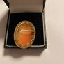 9 Carat Gold Cameo Brooch/Pendant Image 2