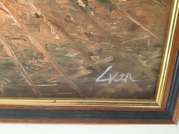 Art - Oil on Canvas- ( Parisian Scene) ( Reduced)
