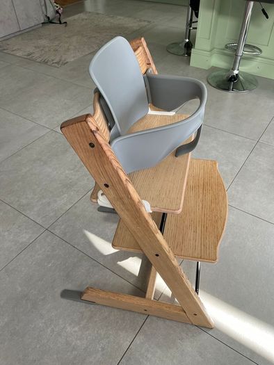 Stokke Tripp Trapp chair with babyset and harness