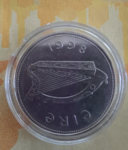 1 Punt coin collectable in case