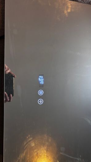 Led mirror for bathroom 70x50 dimmable 3 colours
