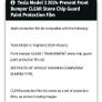 Tesla Model 3 2024- Front Bumper Stone Guard Paint Protection Film Highland Image 2