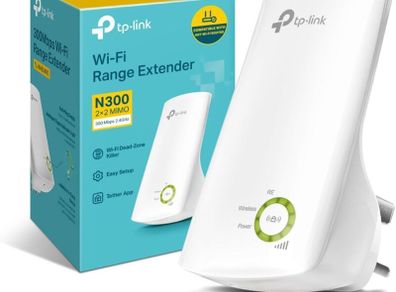 TP-Link TL-WA854RE N300Mbps WiFi Extender Booster, Internet Booster, Access Point,WiFi Repeater, WiFi Extender,App Control, WiFi Booster Range Extender, Smart Signal Indicator