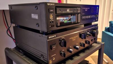 Sony CDP-X55ES Cd Player with Original Wooden Side Panels
