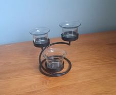 Glass Candle Holder