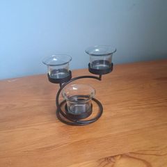 Glass Candle Holder