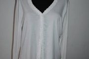 BNWT Papaya white cardigan stretch size UK22 EUR50 Postage included