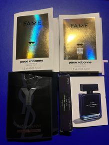 Fame paco rabbane Yves Saint laurent Narciso Rodriguez