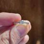 Engagement Diamond Ring: 18ct White Gold .40ct Diamond CERTIFIED Image 3