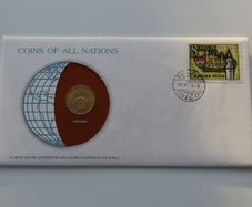 Hungary 1978 Vintage Coin Stamp cover BUNC