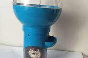 Vintage Looney Tunes Tasmanian Devil Manual Push Gumball Machine 1998