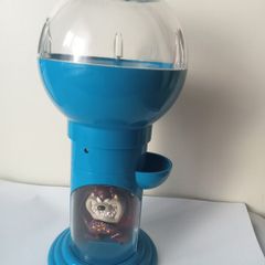 Vintage Looney Tunes Tasmanian Devil Manual Push Gumball Machine 1998