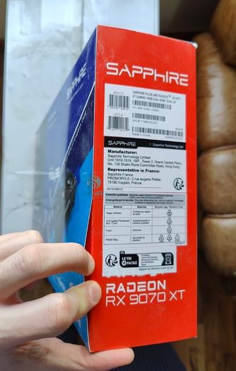 SAPPHIRE Pulse Amd Radeon Rx 9070 XT Gaming 16gb Sealed Unit