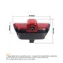 2x LED Car Logo Door Interior Welcome Warning Light For Mercedes Benz W204 C Class C200 C300 C280 C260 2008 - 2013 2009 2010 2011 2012 Image 3