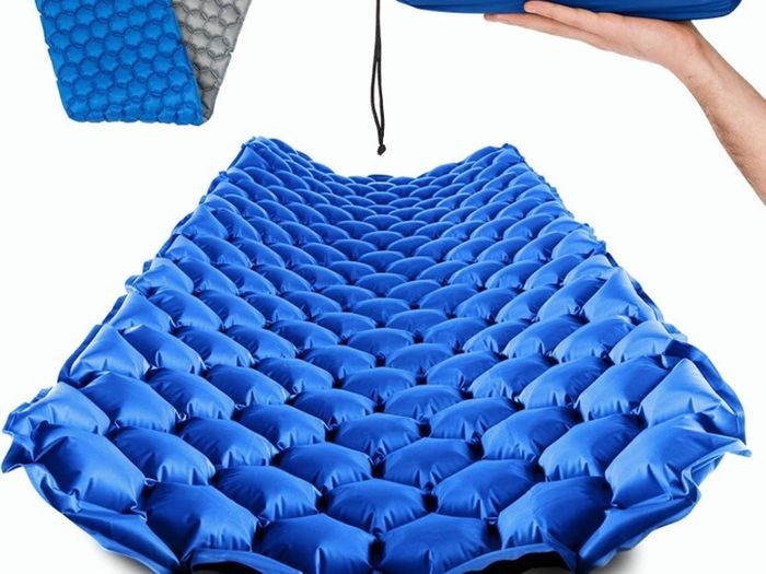 Camping Mat Inflatable Sleeping Mat - Ultralight Sleeping Pad, Compact & Lightweight Camping Mattress for Backpacking, Hiking,Outdoor - Airpad,Inflating Bag, Carry Bag, Repair Kit (FREE POSTAGE)