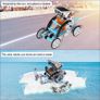 Solar Robot Toy 12-in-1 Educational Science Experiment kit DIY Building Toy Construction Engineering Set for Kids Age 8-12 Boys & Girls Birthday Christmas Gift,Solar Powered Toy-Grey Image 6