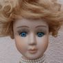 Vintage Hand Painted Porcelain Doll Head Image 2