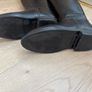 Childs Horse Riding Boots Black Size 12-13/32 Turfmasters Image 2