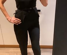 Zara one shoulder jumpsuit