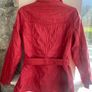 Ladies red Barber jacket sixe 10 Image 3