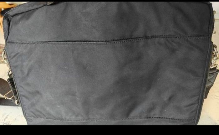 Authentic Vintage Mulberry Vintage Laptop Leather and Nylon Bag