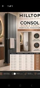 Hilltop double panel vertical radiator