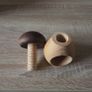 NEW Handmade Wooden Mushroom Nutcracker Image 4