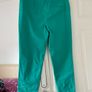Lovely green cotton M&S crop trousers Size 12 Image 2