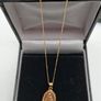 9ct Yellow Gold Miraculous Medal Pendant necklace Image 4