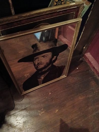 Large Vintage Clint Eastwood mirror