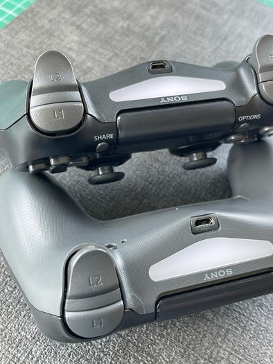 PS4 Controller DualShock 4 V2 Upgraded with TMR HallEffect Joysticks K-Silver J13 PRO+ - Original PlayStation 4
