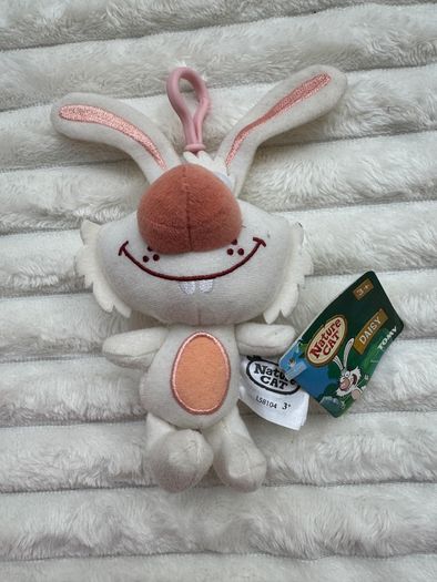 Nature Cat Daisy Rabbit Plush Dirty Keychain TOMY Please look at the pictures