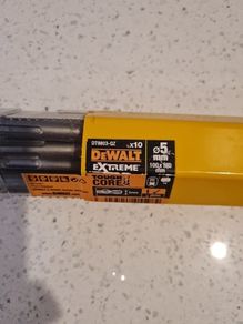 5mm De Walt SDS masonary drill bits