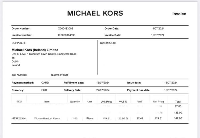 Michael Kors Woven Bootcut Pants - BLACK