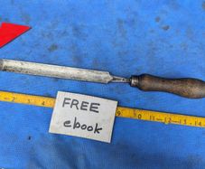 7/8" woodcarvers Gouge by I&H Sorby