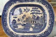 Antique Willow Pattern Plate